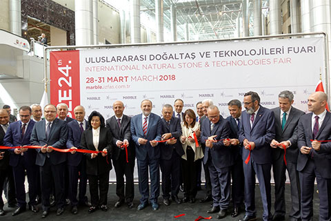24. İzmir Uluslararası Doğal Taş ve Teknolojileri Fuarı kapılarını açtı