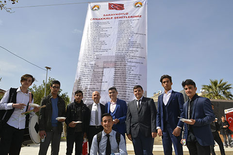 Sarayköy’de şehitler için lokma hayrı