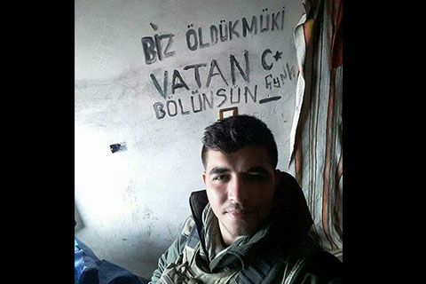 Şehit olmadan saatler önce bu fotoğrafla mesaj vermişti