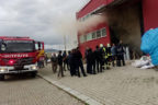 Leblebi fabrikasında yangın