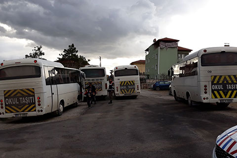 Servis kazaları artınca jandarma harekete geçti
