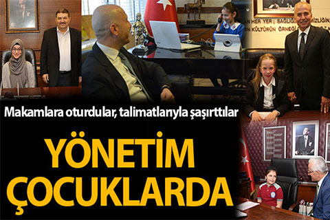 Yönetimler çocuklara emanet
