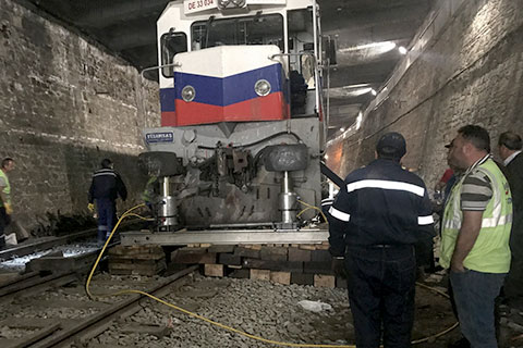 Aydın’da yük treni raydan çıktı, seferler durdu