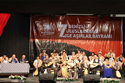 Denizli 7. Uluslararası Ege Aşıklar Bayramı başladı