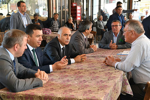 Vali Karahan Güney ve Buldan’da