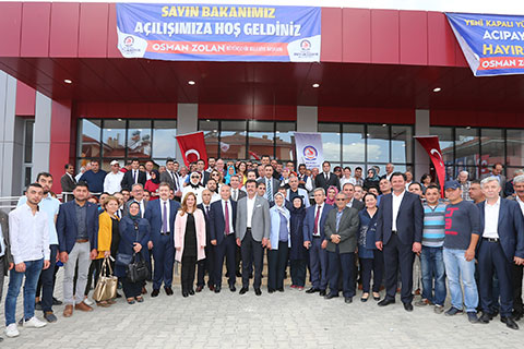 Acıpayam Kapalı Yüzme Havuzu ve Spor Kompleksi’nin açılışı yapıldı