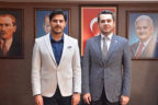 Başer’den genç başkana ziyaret