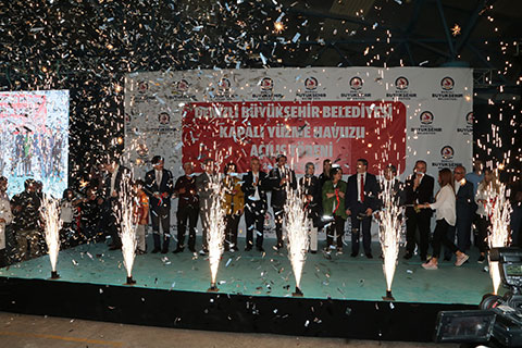 Anafartalar-Dokuzkavaklar Kapalı Yüzme Havuzu ve Spor Komplesi açıldı