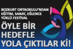 Bozkurt Ortaokulu’ndan eğitim, sanat, eğlence yüklü festival