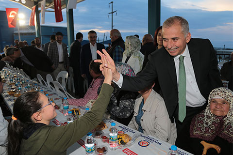 İftar sofrası Göveçlik’te kuruldu