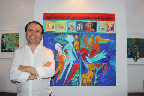 Karikatürist Mehmet Selçuk’tan vefa sergisi