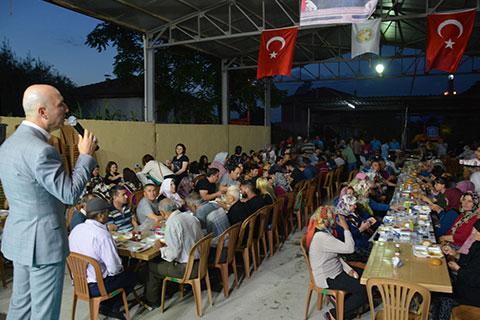 Antik kentte iftar yemeği
