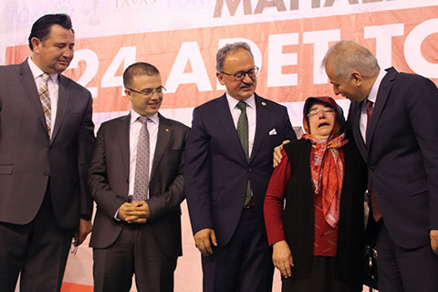 Tavas’ta 224 ailenin yüzü güldü