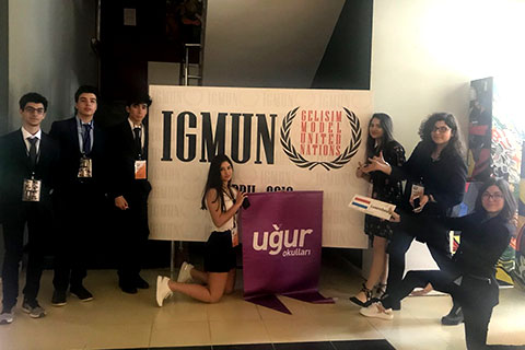 Uğurlu öğrenciler MUN’da