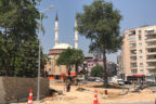 Kiremitçi kavşağındaki asırlık çınar ağacı terhis oldu