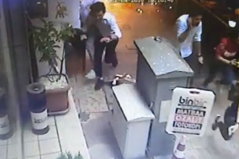 Çınar’da balonlar patladı, paniğe neden oldu