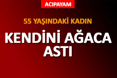 Acıpayam’da intihar