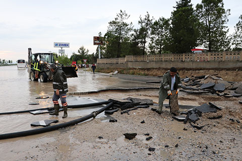 Denizli-Ankara Karayolu’nda çalışmalar başladı
