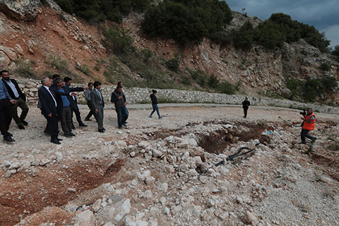 Başkan Zolan Güney’de incelemeler de bulundu