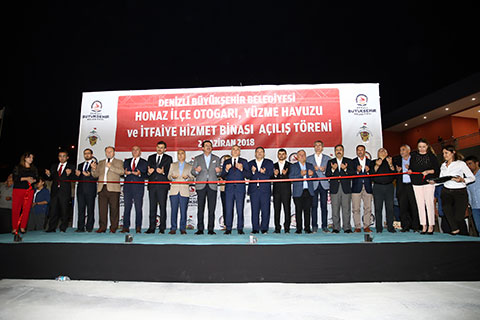 Büyükşehir’den Honaz’a modern terminal, itfaiye ve kapalı yüzme havuzu