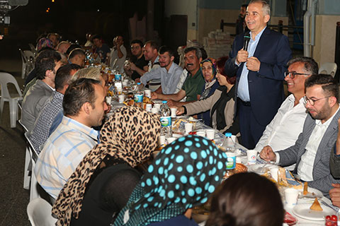 Zolan sahurda Dokuzkavaklar sakinleriyle buluştu