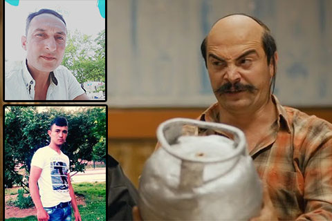 Düğün Dernek filmi Çal’da gerçek oldu, arkadaşına tüple saldırdı