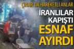 İranlılar kapıştı, esnaflar ayırdı