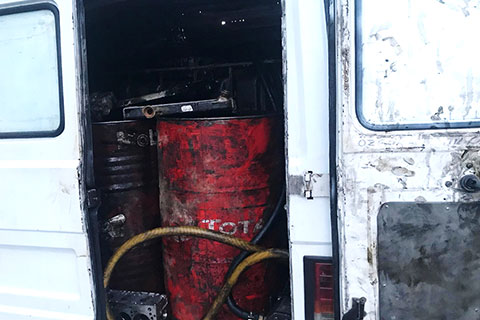 3.5 ton kaçak akaryakıt ele geçirildi