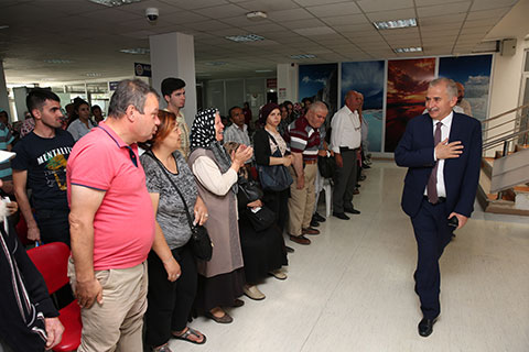 Başkan Zolan halkla buluştu, sorun dinledi