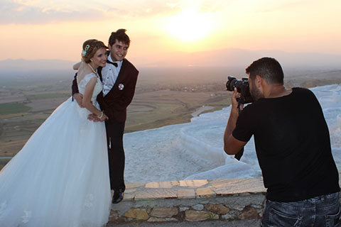 Fotoğrafçıların doğal stüdyosu: Pamukkale