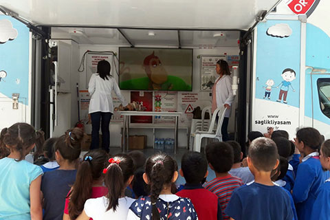 Sağlıklı yaşam araçları 35 bin kişiye ulaştı