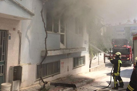 İncilipınar’da yangın