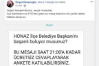 SMS TUZAĞINA BAŞKAN ‘DUR’ DEDİ