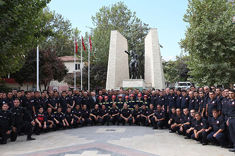 7 ayda 1315 yangına müdahale ettiler