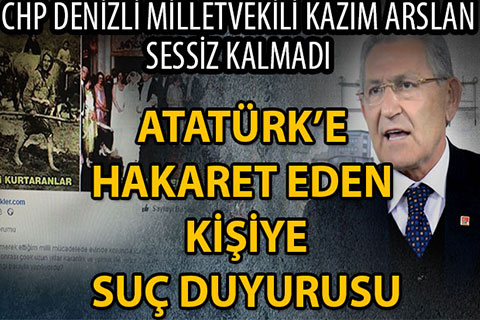 CHP’li Arslan’dan suç duyurusu