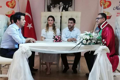 Nikah dairelerinde 08-08 yoğunluğu