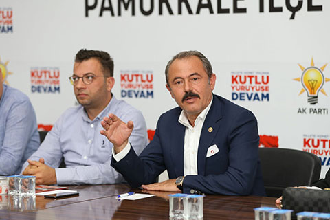 Tin Pamukkale teşkilatı ile buluştu