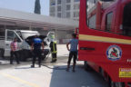 Sarayköy’de araç yangını