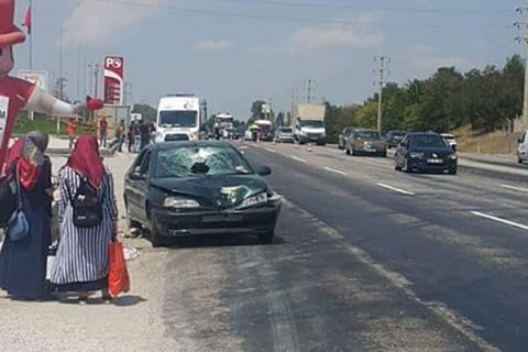Tavas’ta kaza can aldı