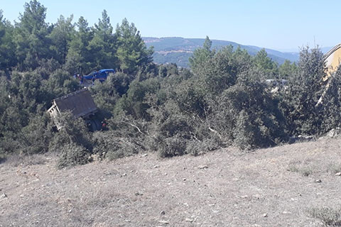Tavas’ta kaza, sürücü hayatını kaybetti