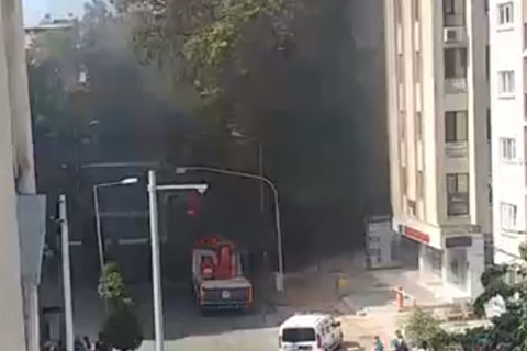 Doktorlar Caddesi’nde faciaya ramak kaldı