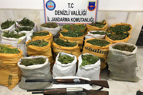 Sarayköy’de büyük uyuşturucu operasyonu