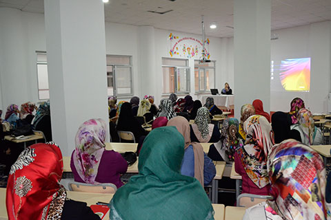 Kur’an Kursu öğrencilerine seminer verildi