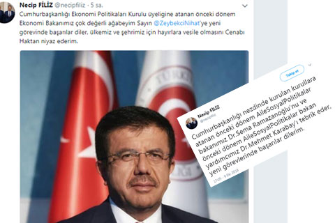 AK Parti İl Başkanı Necip Filiz’den tepki çeken rötarlı tebrik