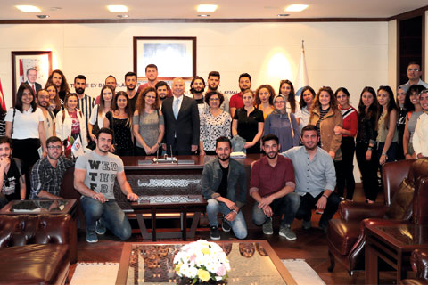 Şehir plancıları Başkan Zolan’ı ziyaret etti
