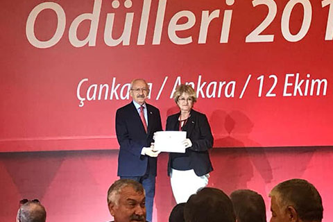 Birsen Çelik’e SODEM Başarı Ödülü