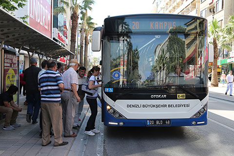 KPSS’ye gireceklere otobüsler ücretsiz