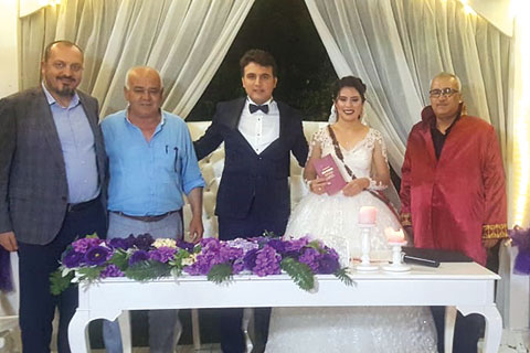 Çevre müdürü Öznur Yıldırım dünya evine girdi.