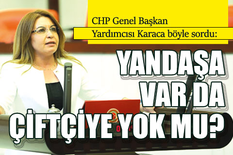 YANDAŞA VAR DA ÇİFTÇİYE YOK MU?