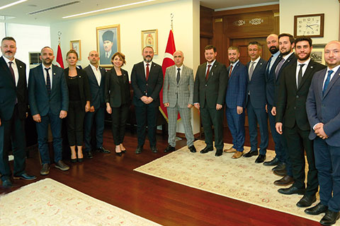 DEGİAD’ın yeni yönetimi protokol ziyaretlerine başladı
